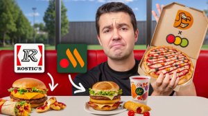 Попробовал КАЖДУЮ ужасную Новинку фаст фуда (ЗРЯ)