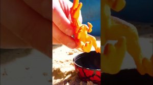 Открываем дино-яйца — игрушки с динозаврами! #игрушки #длядетей #песочница