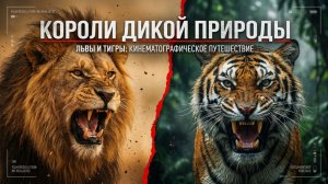 КОРОЛИ ДИКОЙ ПРИРОДЫ: Лев против Тигра. Документальный фильм (Часть 1)