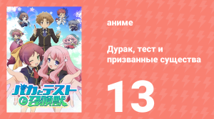 Дурак, тест и призванные существа 1 сезон 13 серия (аниме-сериал, 2010)
