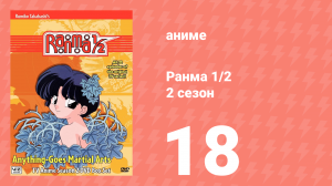 Ранма 1/2 2 сезон 18 серия (аниме-сериал, 1989)