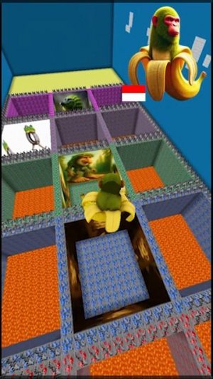 Italian Brainrot Vs Squid Game Lava Jump 🕺 #minecraft #italianbrainrot #shorts