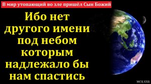 "В мир утопающий во зле пришёл Сын Божий". П. Г. Костюченко. МСЦ ЕХБ