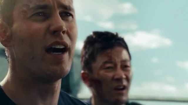 Морской бой.Залп Линкора из всех орудий. смотреть онлайн