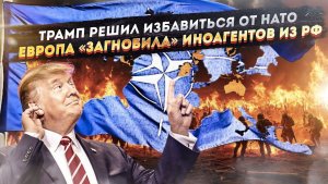 Трамп «обнуляет» НАТО своим решением! Иноагенты рыдают – Европа их не считает за людей!