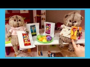 Басики учатся разбирать продукты из магазина / Семейка Басиков