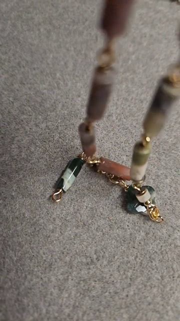 Индийский агат, длииииинные бусы смотреть онлайн