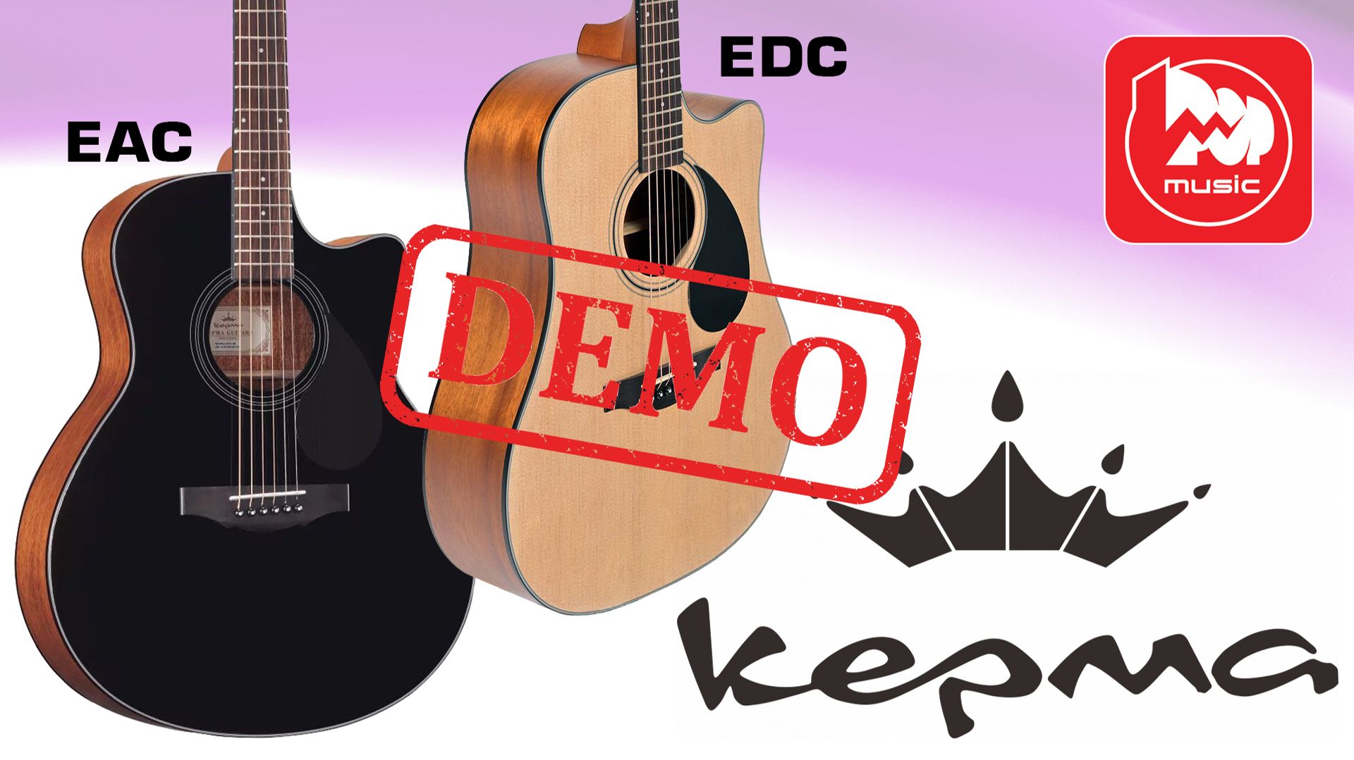 Акустические гитары KEPMA EAC и EDC - демонстрация звучания смотреть онлайн