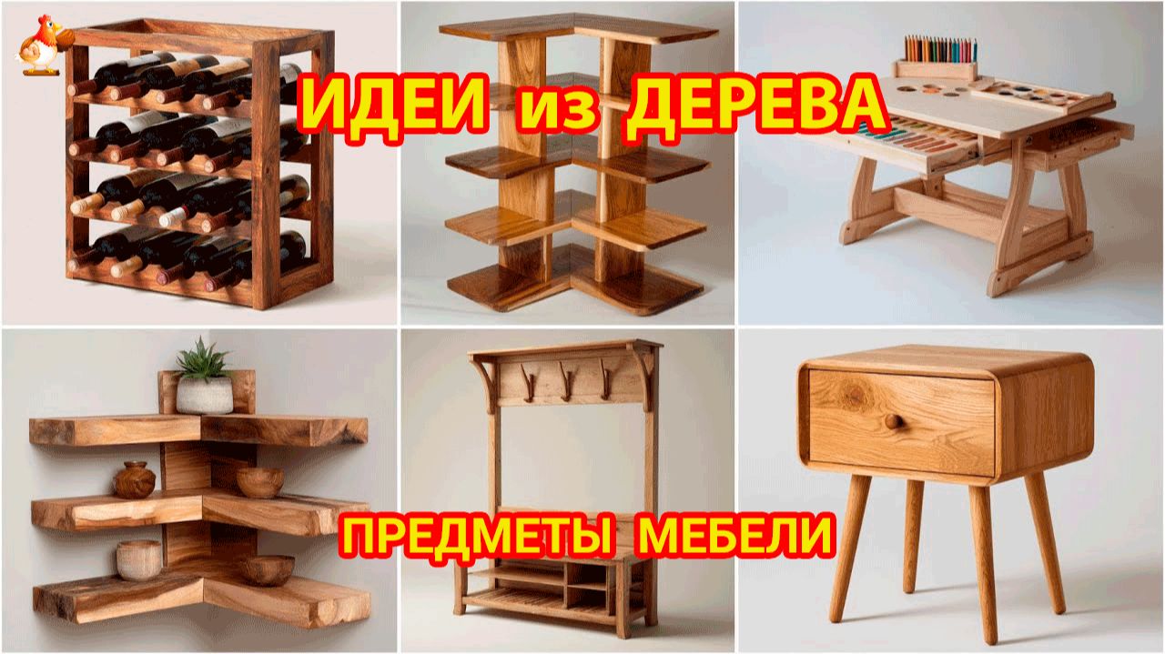 Идеи из дерева и как сделать стильные предметы мебели фото смотреть онлайн