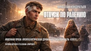 Аудиоспектакль. Вячеслав Кондратьев — «Отпуск по ранению»