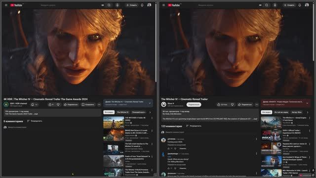 OLED HDR10+ 2000nit Разница от оригинала LED SDR 350nit_4К SDR смотреть онлайн