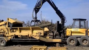 Часть 3.Измельчаем сортимент дуба Vermeer HG 4000