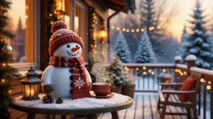 Снег за окном и тёплый свет ❄️ Уютное зимнее релакс видео