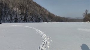 Приключение на зимней рыбалке. Январь 2026 г.  Река Бикин.