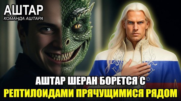 Аштар Шеран🔊  НОВЫЕ ДОКАЗАТЕЛЬСТВА рептилоидов, живущих среди нас!
