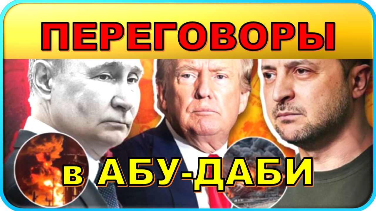 🔥 СРОЧНО: Переговоры в Абу-Даби 🔥 смотреть онлайн