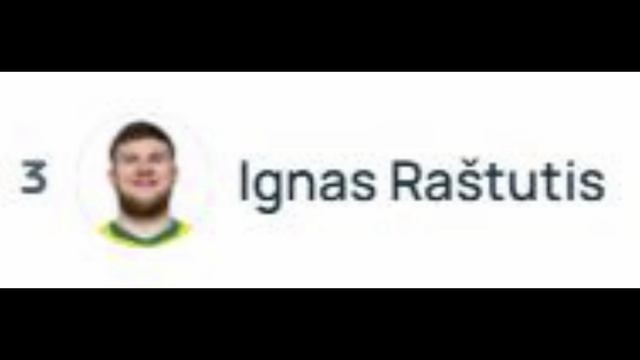 Ignas Raštutis - Forward