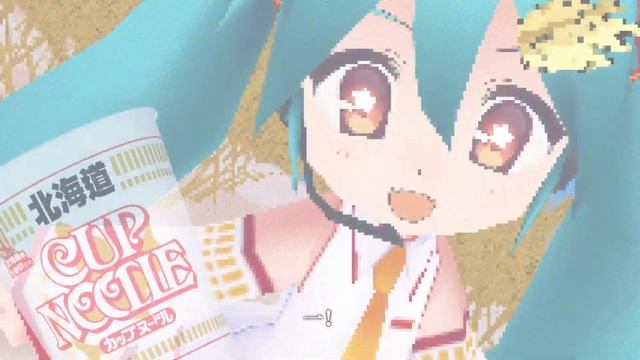 Cup Noodle x Miku Hatsune M@GICAL☆CURE! LOVE SHOT! (Commercial Nissin) смотреть онлайн