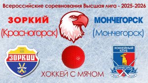 Всероссийские соревнования Высшая лига ХК Зоркий : ХК Мончегорск 25.01.2026