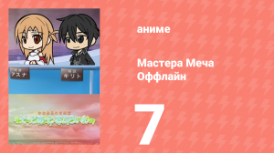 Мастера Меча Оффлайн 7 серия (аниме-сериал, 2012)