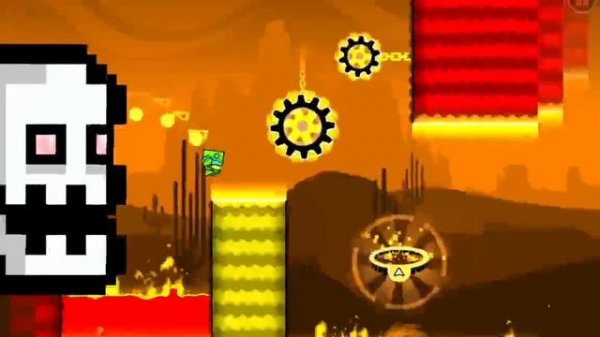 press start Geometry dash