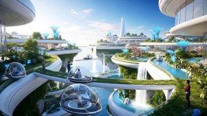 Future Sci Fi City