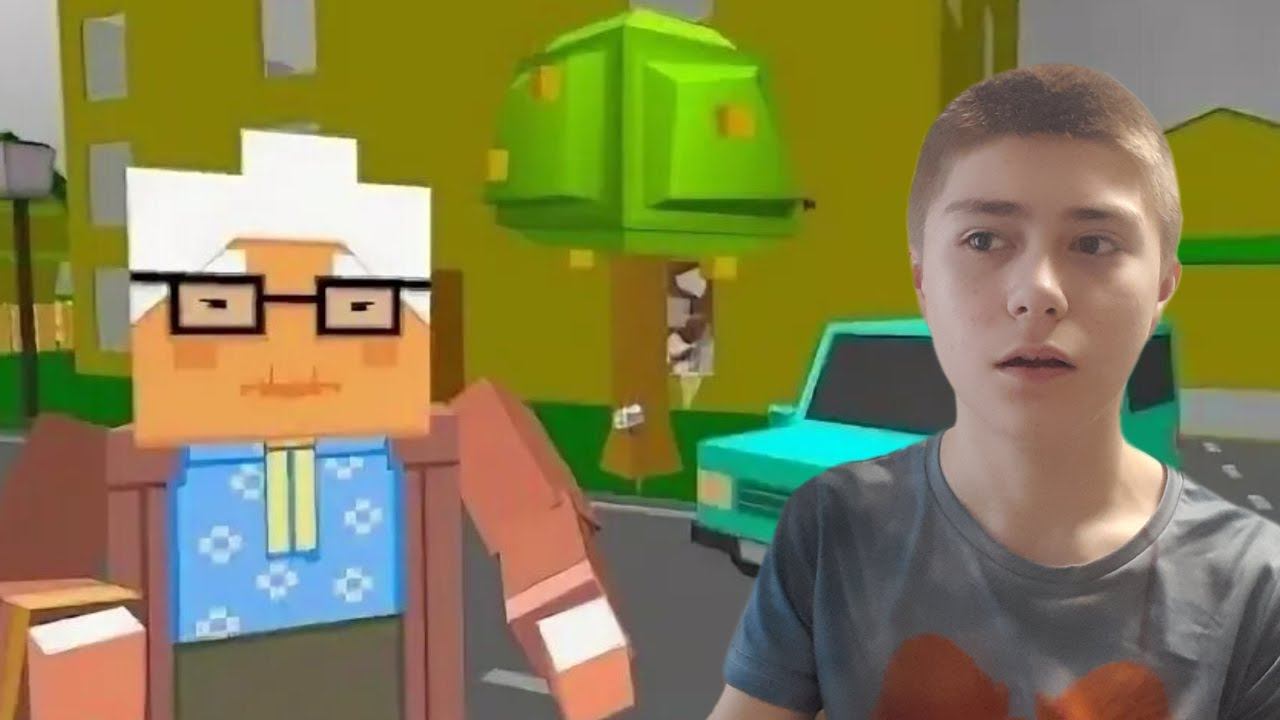 БАБУЛЯ GRANNY MINECRAFT СЛЕТЕЛА С КАТУШЕК...