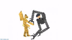 Титан клок мен 1.0 против астро скорпиона 2.0 стик анимация