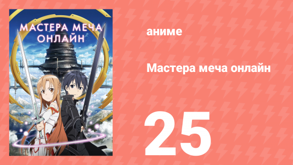 Мастера меча онлайн 1 сезон 25 серия (аниме-сериал, 2012)