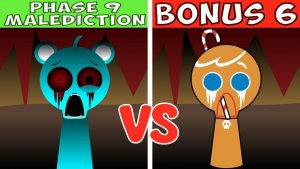 INCRDIBOX SPRUNKI: ФАЗА 9 ⚡ MALEDICTION VS БОНУС 6! 💥⚔️ КТО СИЛЬНЕЕ? 👑🤘