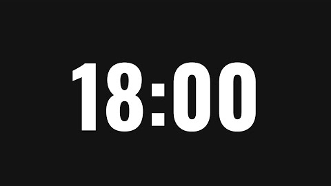 18 минут таймер