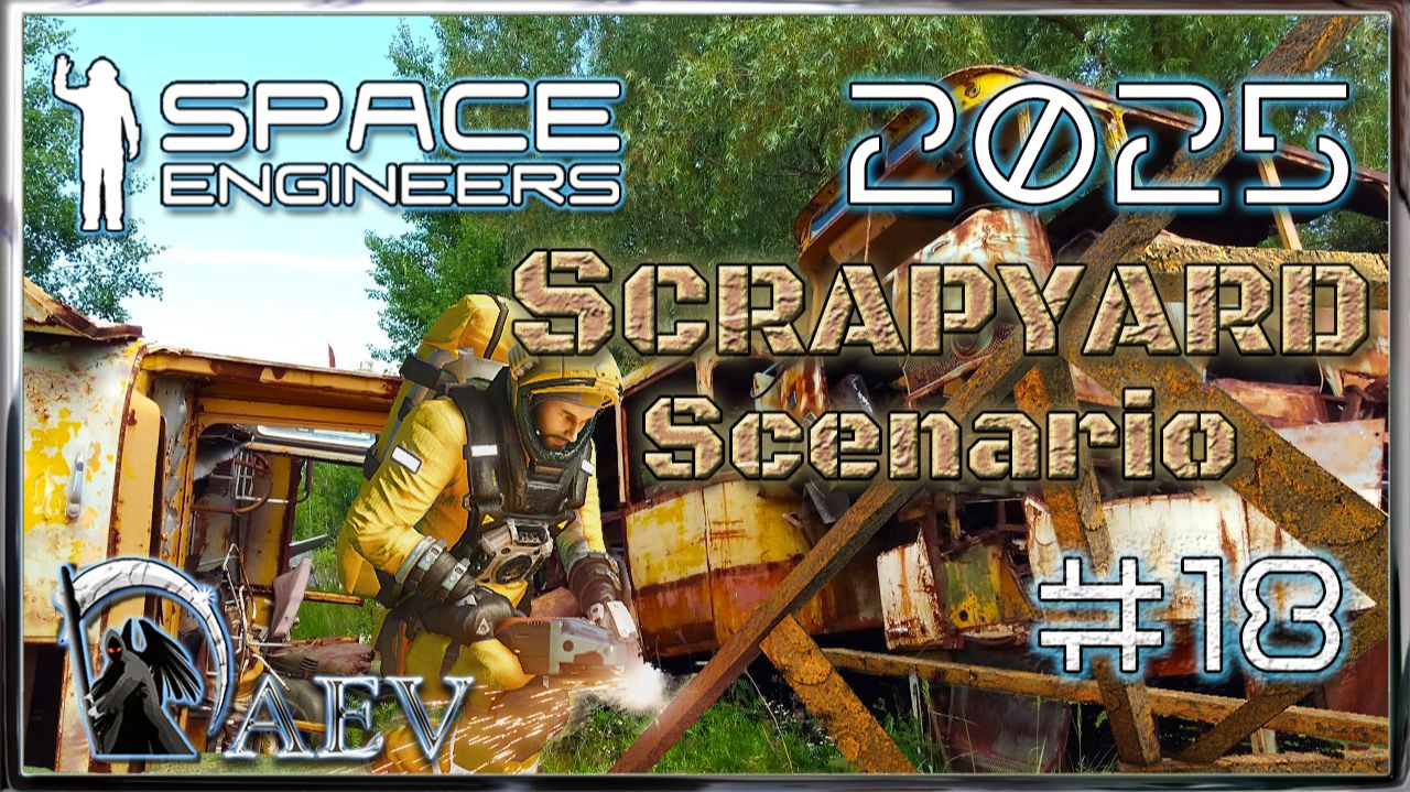 Space Engineers🪐 №18 Scrapyard пропустил серию 🚧Сценарий Свалка! Хоть бы КОЛЕСО! смотреть онлайн
