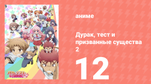 Дурак, тест и призванные существа 2 сезон 12 серия (аниме-сериал, 2011)