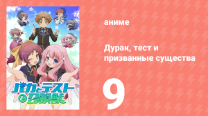 Дурак, тест и призванные существа 1 сезон 9 серия (аниме-сериал, 2010)