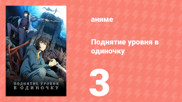 Поднятие уровня в одиночку 3 серия «Это как игра» (аниме-сериал, 2024)
