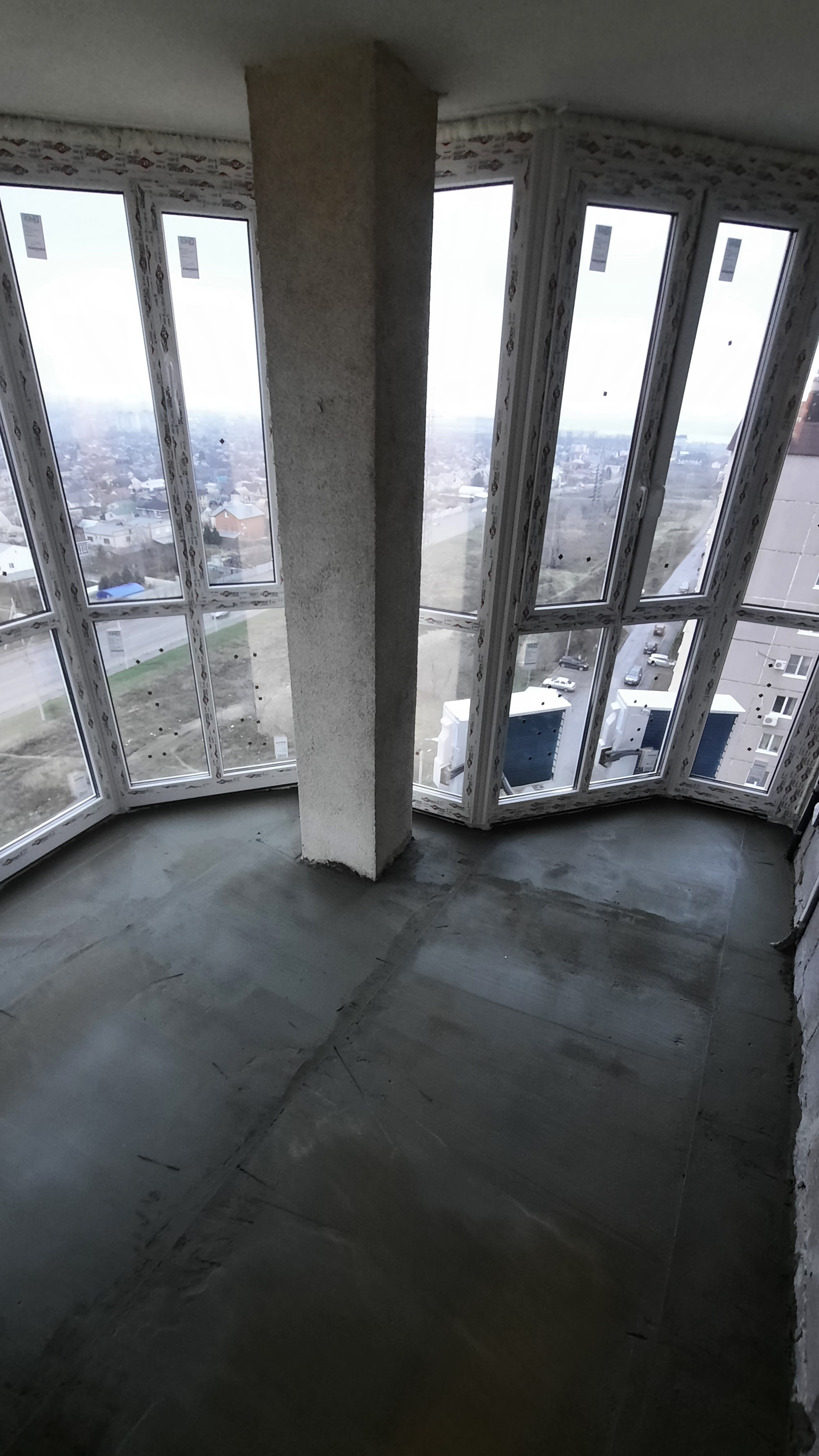 Панорамное остекление балкона, с сваркой каркаса!