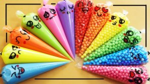 Мультики для малышей. Залипательный слайм из шариков и мешков. Смотреть онлайн мультики детям.