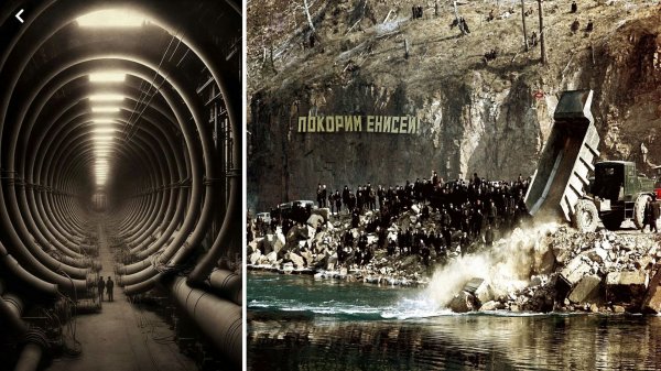 При строительстве плотины в Сибири нашли комнату под землей