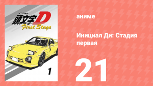 Инициал Ди: Стадия первая 21 серия (аниме-сериал, 1998)