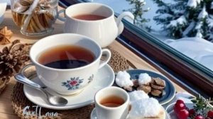 Доброе зимнее утро! Шикарная музыкальная открытка с песней.