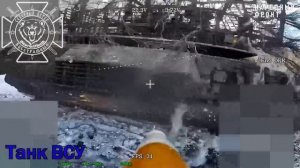 Вражеский танк Т-80 и БМП-1 отработали расчеты центра "Рубикон" в Сумской обл.