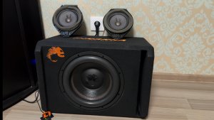 Крутейший сабвуфер DL Audio Piranha 12A Black 2.1 V.2 12V/220V