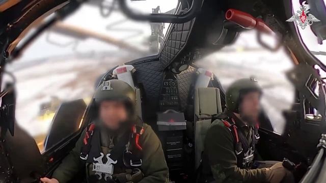 Боевая работа экипажа Ка-52М смотреть онлайн
