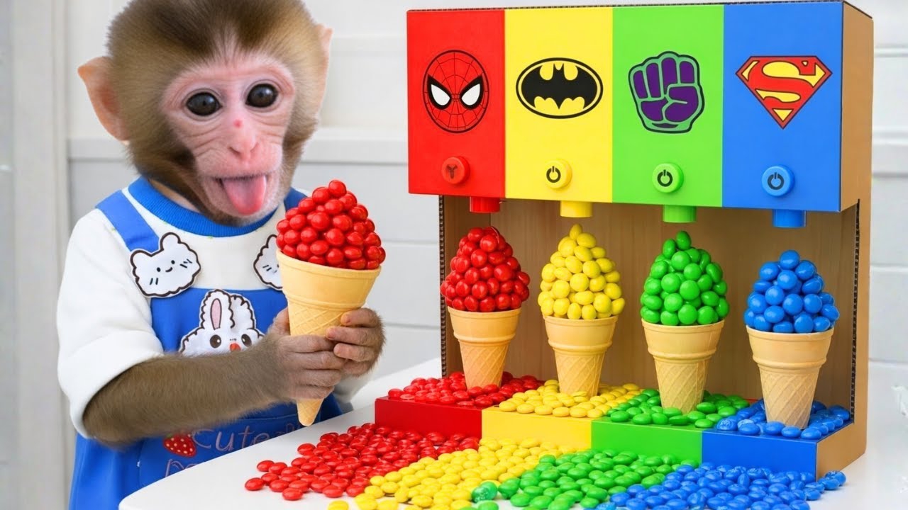 Мультики для детей, обезьянка убегает от пчёл, мультики/видео про обезьянку смотреть онлайн