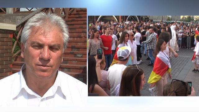 Флеш-моб по-осетински в поддержку Сборной Росси