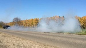 Газ 24 1UZ BURNOUT