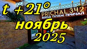 НОЯБРЬ, КОТОРЫЙ МЫ ЗАСЛУЖИЛИ ☀️ _ АДЛЕР 2025 _ ПРОГУЛКА ПО ПЛЯЖУ _часть 1.