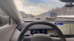 Evolute i-Joy New (Dongfeng Vigo) автопилот на трассе