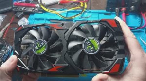 Ремонт видеокарты AXLE RX 580 8GB (Артефакты)