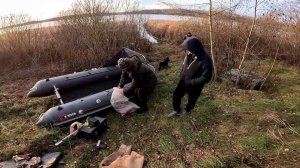 Вот это улов ! Встретил рыбака ! ХУТОР В ЛЕСУ №892